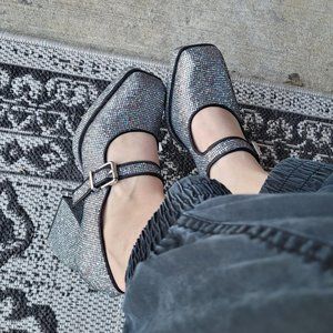 NWOB GB Rhinestone Mary Janes